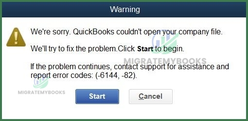 QuickBooks Error 6144