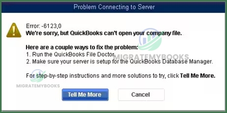 QuickBooks Runtime Error R6123