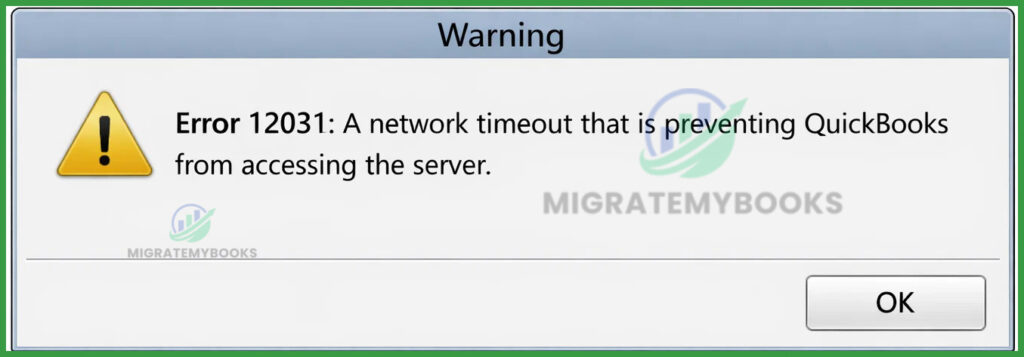 QuickBooks Error 12031