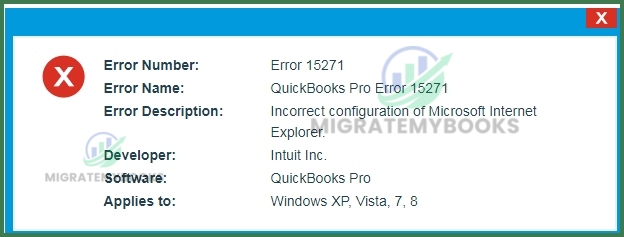 QuickBooks Error 15271