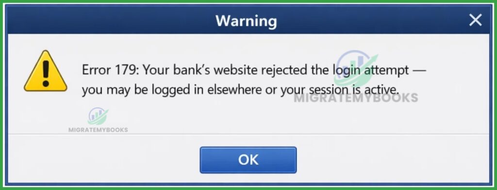 QuickBooks Error 179