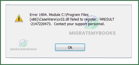 QuickBooks Error 1904