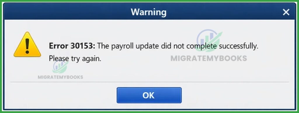 QuickBooks Error 30153