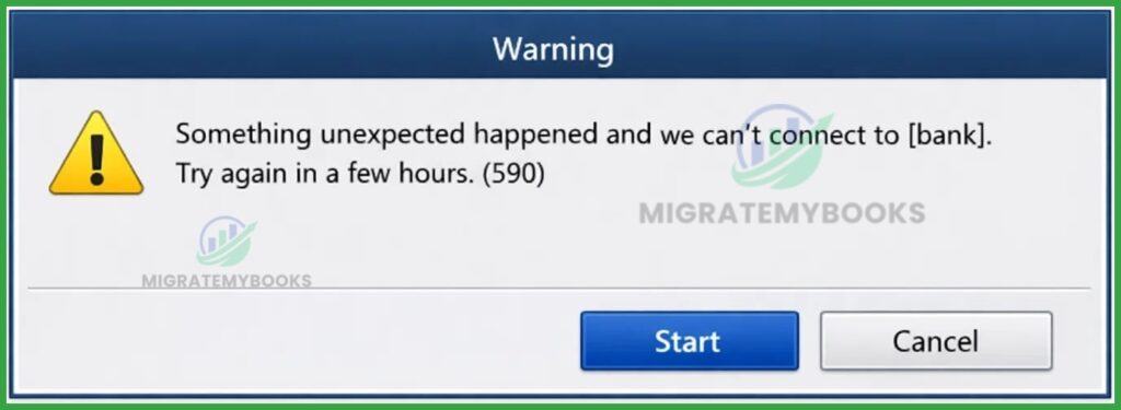 QuickBooks Error 590