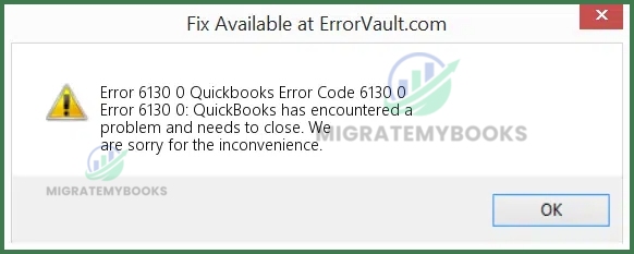 QuickBooks Error 6130