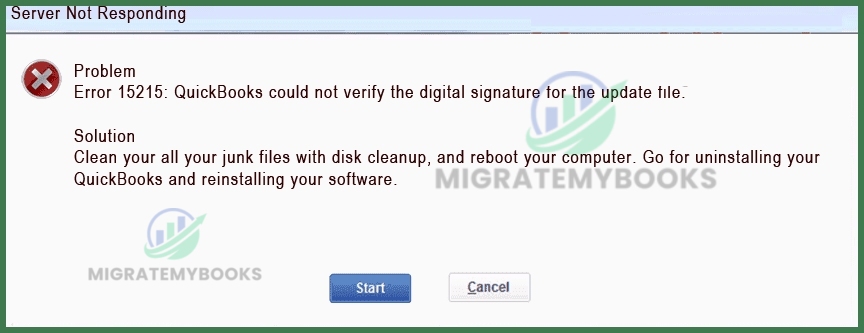 QuickBooks Error 15215