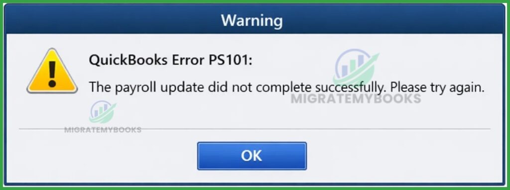 QuickBooks Error PS101