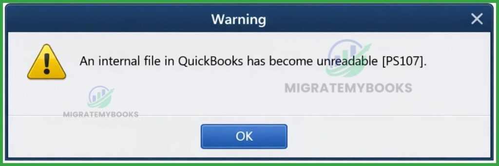 QuickBooks Error PS107