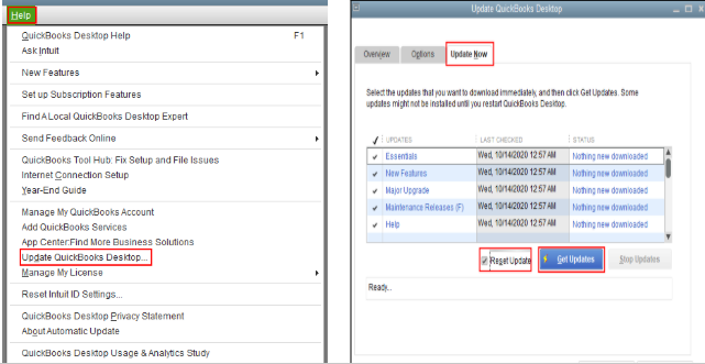 Update QuickBooks Desktop Option 1