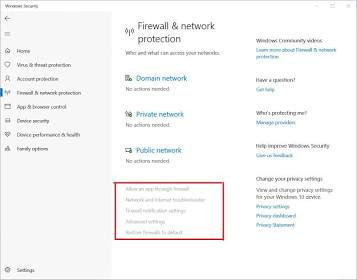 QuickBooks Error 12031: How to Fix Payroll and Update Issues 4 Image showing Firewall & network protection window