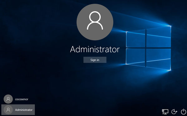 Administrator Window