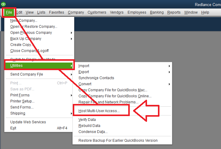 QuickBooks Error -6000 -83 Damaged Company File 7 'Host Multi-User Access