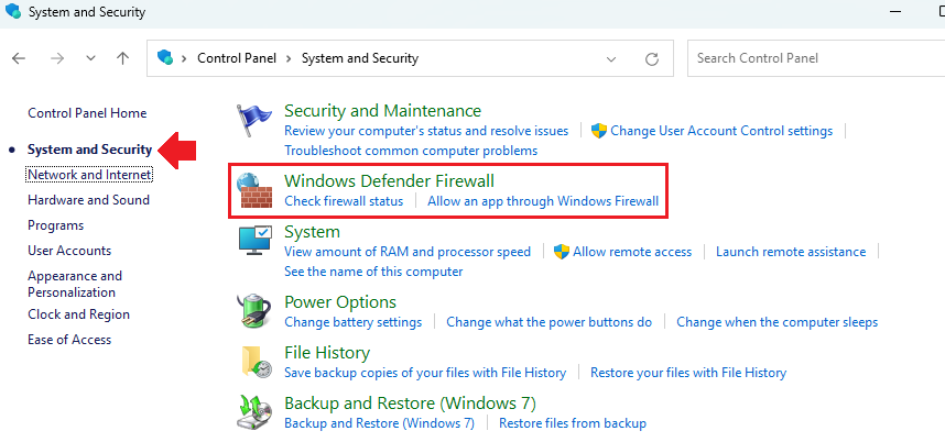 QuickBooks Error -6000 -83 Damaged Company File 9 Windows Defender Firewall