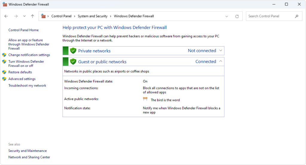 QuickBooks Error -6000 -301 Access Error 9 Windows Defender Firewall