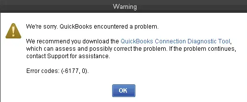 QuickBooks Error 6177: Quick solution to Path Access Issues 1 Quickbooks Error 6177, 0