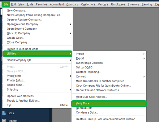 Utilities-Verify data