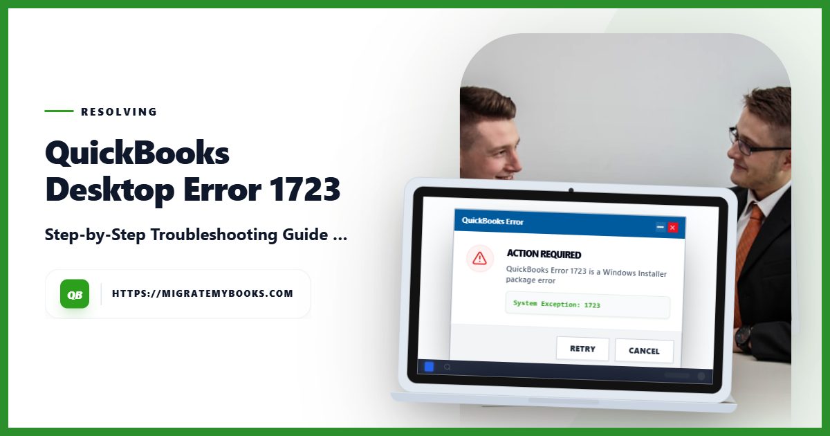 QuickBooks Error 1723 – Fix Windows Installer Setup Issues
