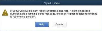 Quickbooks Payroll Error PS033 – Damaged CPS Files and Subscription Issues 1 Quickbook Payroll Error PS033