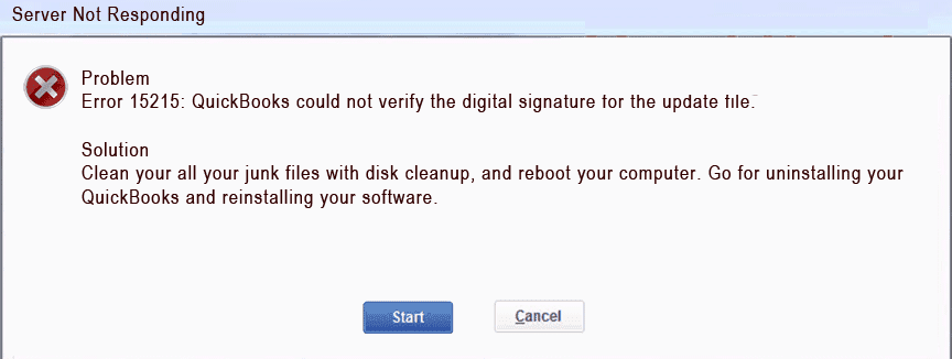 QuickBooks Payroll Error 15215
