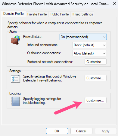 Windows Defender Firewall