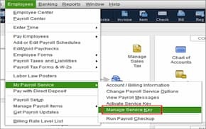 QuickBooks Payroll Error PS107 Setup Issues 1 Account & Billing information