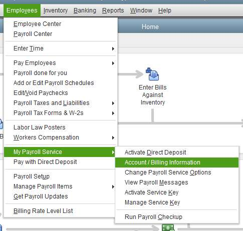 QuickBooks Payroll Error PS077- Solutions You Can Apply in Minutes 2 Verify Payroll Subscription