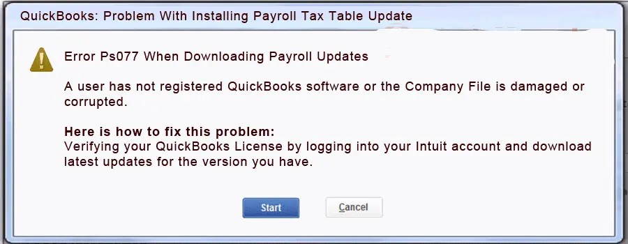 QuickBooks Payroll Error PS077- Solutions You Can Apply in Minutes 1 QuickBooks Payroll Error PS077