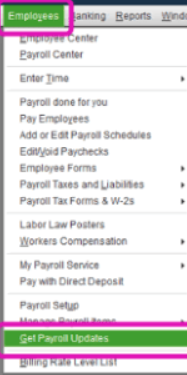 QuickBooks Payroll Error PS107 Setup Issues 3 Get Payroll Updates