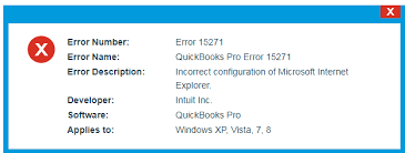 Resolve QuickBooks Error 15271 During Updates 1 QuickBooks Error 15271