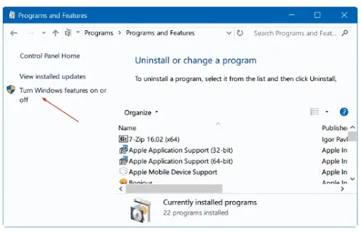 Quick Fix for QuickBooks Error 1935 – Windows Installation Guide 2 Control Panel